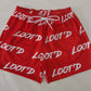 Rose Red Loot'd Shorts